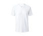 2 T-Shirts mit V-Ausschnitt, weiß