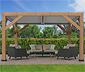 Pergola mit Lamellendach