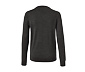 Merino-Pullover mit V-Ausschnitt, anthrazit