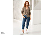 NAH/STUDIO Mom-Jeans | recycelte Baumwolle, Dark Blue