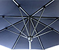 Leco-Sonnenschirm, Ø ca. 300 cm, blau