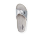 Komfortsandalen in Metallicoptik