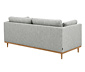 3-Sitzer-Sofa »Larsen«, hellgrau