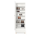 Schuh- und Garderobenschrank mit Spiegel