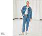 NAH/STUDIO Mom-Jeans | recycelte Baumwolle, Mid Blue