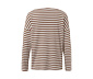 Gestreiftes Langarmshirt, beige