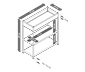 Konsole Metall »CN3« mit Ablage, gelb