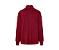 Langarmshirt mit V-Ausschnitt, bordeauxrot