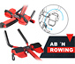 Body Coach 3-in-1-Fitnessgerät »AB'N ROWER«