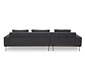 Scapa Ecksofa mit Longchair links, anthrazit