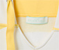 Gestreiftes Kapuzen-Sweatshirt, gelb-creme