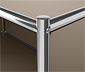 Sideboard Metall »CN3« mit 2 versetzbaren Klappenfächern