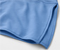 Langes Kapuzensweatshirt hellblau