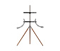 ONE FOR ALL TRIPOD-TV-Halterung »WM7471«, Nussbaum und Gun-Metal