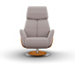 Relax-Liegesessel »Thimo«, manuell, beigegrau