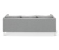 Lounge-Sofa mit Sunbrella®-Stoff, hellgrau