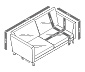 3-Sitzer-Sofa, anthrazit