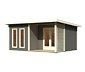 Karibu Premium-Gartenhaus, 38 mm (Altona 5), natur