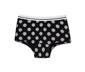 7 Mädchen-Pantys, schwarz-weiß
