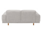 Sofa, 2-Sitzer »Penelope«, silberfarben