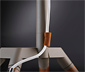 ONE FOR ALL Universal-TV-Ständer »Quadpod WM7475«, Walnut und Gun-Metal 32"-70"