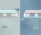 irisette® 1for2 Tonnentaschenfederkern-Matratze, fest/ extra fest, ca. 90 x 200 cm