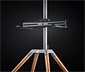 ONE FOR ALL Universal-TV-Ständer »Quadpod WM7476«, Oak und Silver-Grey 32"-70"