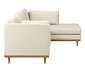 Ecksofa »Larsen«, beige, rechts