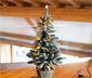 Evergreen LED-Weihnachtsbaum mit Jutetopf, ca. 90 cm