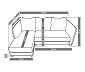 Premium-Lounge-Ecke mit Sunbrella®-Stoff