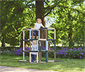 Quadro-Home-KLETTERPYRAMIDE, petrol
