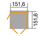 Weka Ordnungsbox mit Regalsystem