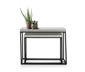 2er-Set Konsolentische mit Beton-Tischplatte