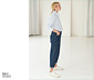 NAH/STUDIO Mom-Jeans | recycelte Baumwolle, Dark Blue
