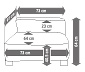 SCAPA Element des Modul-Sofas »Berlin«, ohne Armlehnen