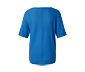 Feinstrick-Shirt, kobaltblau
