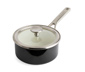 KitchenAid Steel Core Enamel Stielkasserolle, schwarz