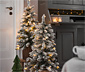 Evergreen LED-Weihnachtsbaum mit Jutetopf, ca. 90 cm