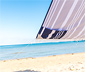 Westmann Strand-Sonnensegel, navyblau