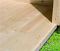 Karibu Saunahaus-Set »Rahlau A«, inkl. 9 kW-Ofen mit externer Steuerung