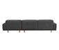 Ecksofa »Penelope«, dunkelgrau, rechts