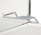 Highboard Metall »CN3« mit 4 Klappenfächern, weiß
