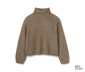 NAH/STUDIO Cashmere-Pullover | ungefärbtes Ziegenhaar, Undyed Brown