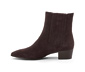 Stiefelette aus chromfrei gegerbtem Veloursleder