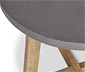 Runder Beistelltisch mit Beton-Tischplatte
