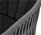 Dining-Sessel mit Textilgeflecht
