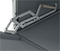 Rollcontainer Metall »CN3« mit Klappe