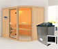 Karibu Sauna »Rose«, Finnisch