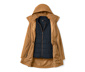 3-in-1-Outdoormantel, cognacfarben