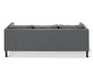 Lounge-Sofa mit Sunbrella®-Stoff, mittelgrau